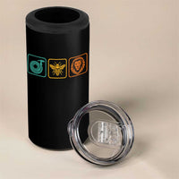 Hose Bee Lion Icons Funny Meme Retro 4 in 1 Can Cooler Tumbler