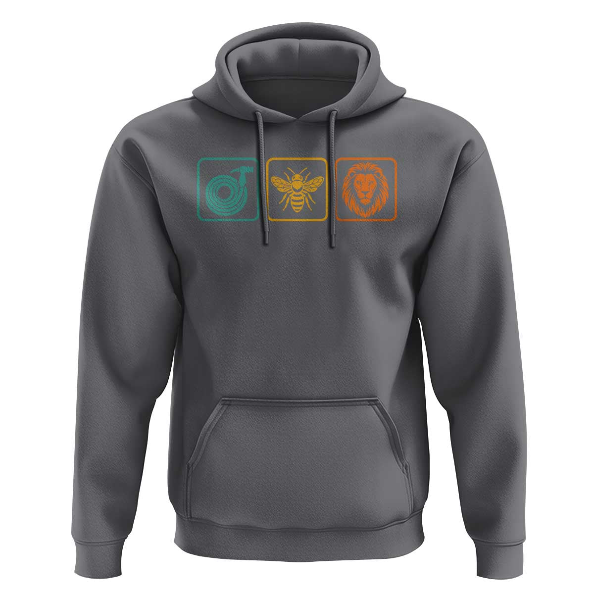 Hose Bee Lion Icons Funny Meme Retro Hoodie