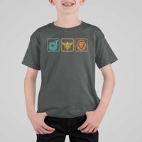 Hose Bee Lion Icons Funny Meme Retro T Shirt For Kid