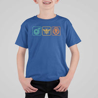 Hose Bee Lion Icons Funny Meme Retro T Shirt For Kid