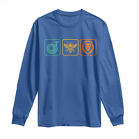 Hose Bee Lion Icons Funny Meme Retro Long Sleeve Shirt