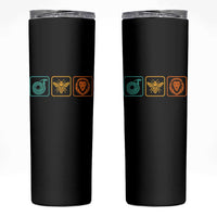 Hose Bee Lion Icons Funny Meme Retro Skinny Tumbler
