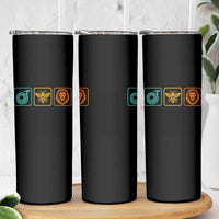 Hose Bee Lion Icons Funny Meme Retro Skinny Tumbler