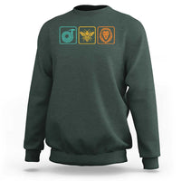 Hose Bee Lion Icons Funny Meme Retro Sweatshirt