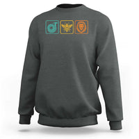 Hose Bee Lion Icons Funny Meme Retro Sweatshirt