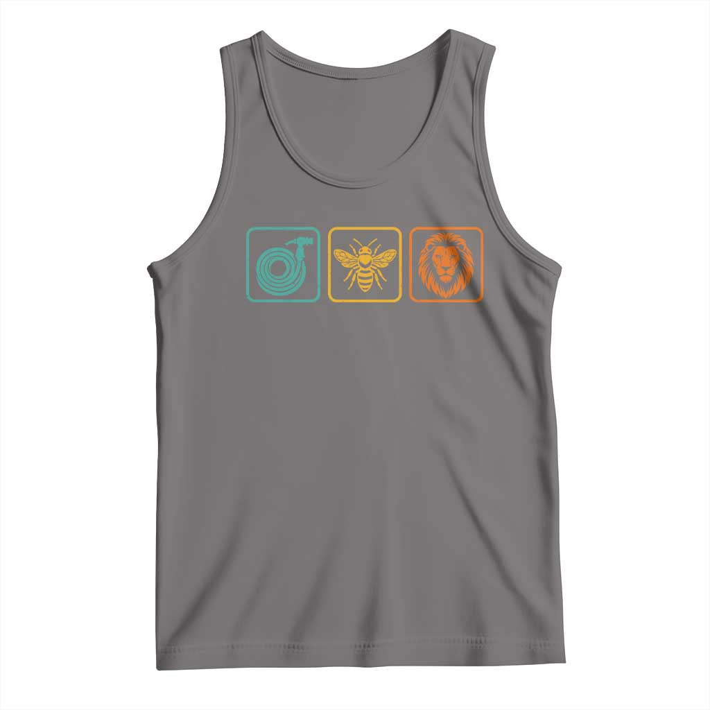 Hose Bee Lion Icons Funny Meme Retro Tank Top