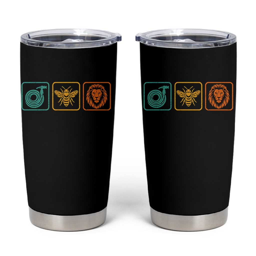 Hose Bee Lion Icons Funny Meme Retro Tumbler Cup