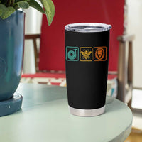 Hose Bee Lion Icons Funny Meme Retro Tumbler Cup