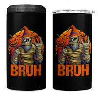 Funny Halloween Bigfoot 4 in 1 Can Cooler Tumbler Bruh Spooky Mummy Sasquatch Jack O Lantern - Wonder Print Shop