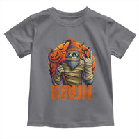 Funny Halloween Bigfoot Toddler T Shirt Bruh Spooky Mummy Sasquatch Jack O Lantern - Wonder Print Shop