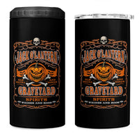 Halloween Jack O Lantern 4 in 1 Can Cooler Tumbler Scary Skull Pumpkin Face - Wonder Print Shop