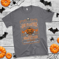 Halloween Jack O Lantern T Shirt Scary Skull Pumpkin Face - Wonder Print Shop