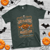 Halloween Jack O Lantern T Shirt Scary Skull Pumpkin Face - Wonder Print Shop