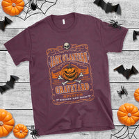 Halloween Jack O Lantern T Shirt Scary Skull Pumpkin Face - Wonder Print Shop