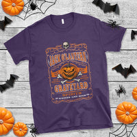 Halloween Jack O Lantern T Shirt Scary Skull Pumpkin Face - Wonder Print Shop
