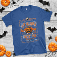 Halloween Jack O Lantern T Shirt Scary Skull Pumpkin Face - Wonder Print Shop