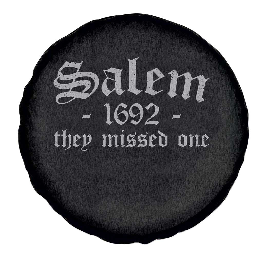 Salem 1692 They Missed One Spare Tire Cover Halloween Feminist Witch Trials Gothic - Wonder Print Shop