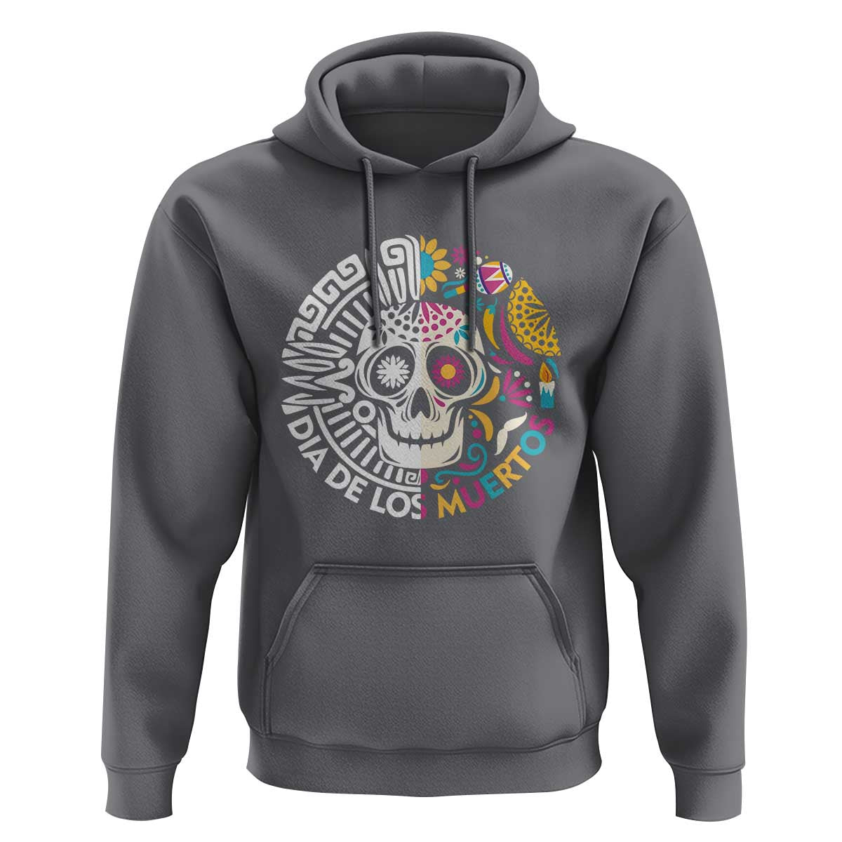 Day Of The Dead Hoodie Dia De Los Muertos Sugar Skull Mexican