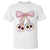 Day Of The Dead T Shirt Sugar Skull Pink Bow Coquette Aesthetic - Wonder Print Shop