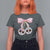 Day Of The Dead T Shirt For Women Sugar Skull Pink Bow Coquette Aesthetic - Wonder Print Shop