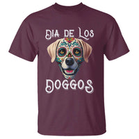 Day Of The Dead T Shirt Dia De Los Doggos Dog Calaca Face Painting - Wonder Print Shop