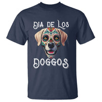Day Of The Dead T Shirt Dia De Los Doggos Dog Calaca Face Painting - Wonder Print Shop