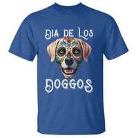Day Of The Dead T Shirt Dia De Los Doggos Dog Calaca Face Painting - Wonder Print Shop