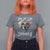 Day Of The Dead T Shirt For Women Dia De Los Doggos Dog Calaca Face Painting - Wonder Print Shop