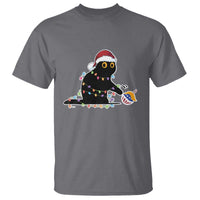 Funny Harris Supporter T Shirt Christmas Black Cat With Bauble - Wonder Print Shop