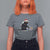 Funny Harris Supporter T Shirt For Women Christmas Black Cat With Bauble - Wonder Print Shop