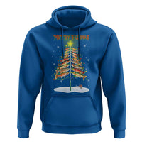 Funny Christmas Fishing Hoodie Merry Fishmas Fish Xmas Tree Star