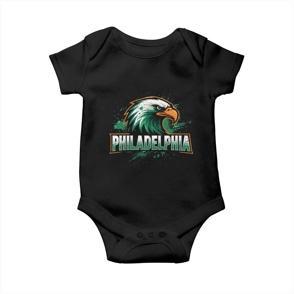 Philadelphia Fan Baby Onesie Eagles Sport Philly Fan - Wonder Print Shop