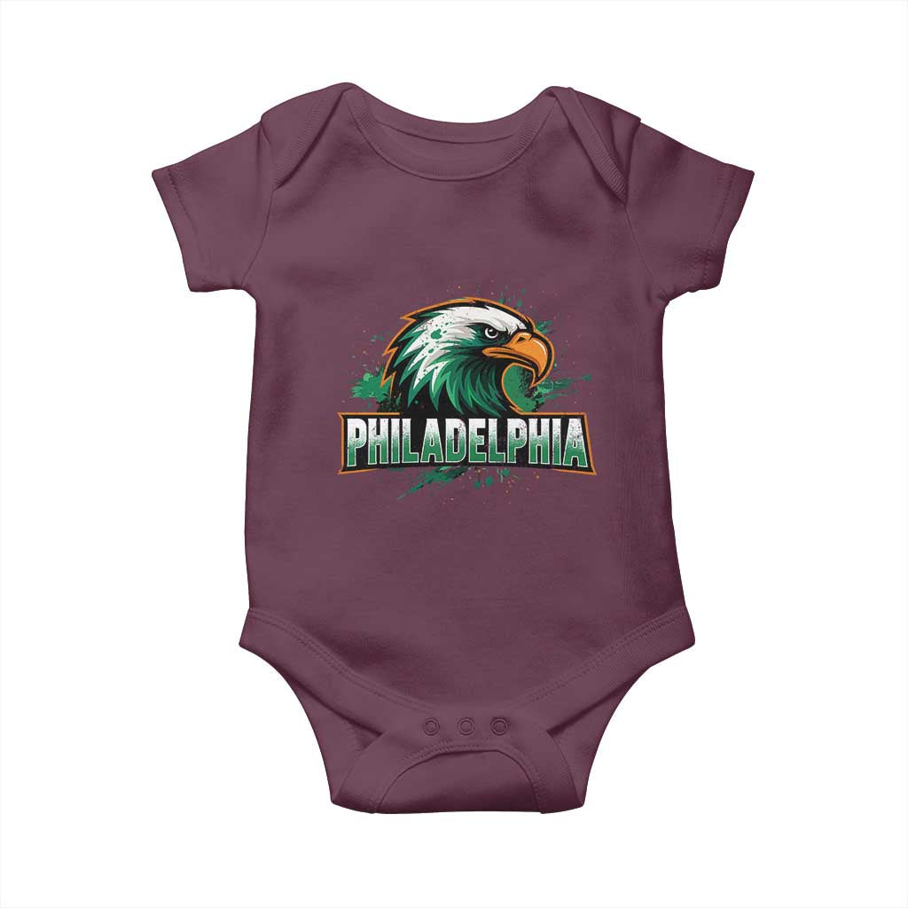 Philadelphia Fan Baby Onesie Eagles Sport Philly Fan - Wonder Print Shop