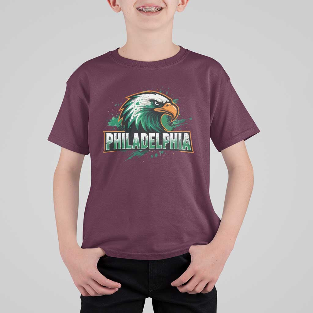 Philadelphia Fan T Shirt For Kid Eagles Sport Philly Fan - Wonder Print Shop