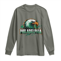 Philadelphia Fan Long Sleeve Shirt Eagles Sport Philly Fan - Wonder Print Shop