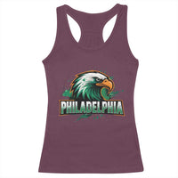 Philadelphia Fan Racerback Tank Top Eagles Sport Philly Fan - Wonder Print Shop