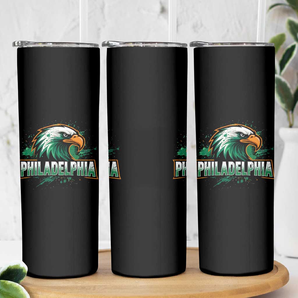 Philadelphia Fan Skinny Tumbler Eagles Sport Philly Fan - Wonder Print Shop