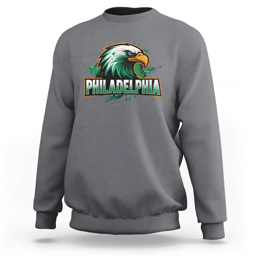 Philadelphia Fan Sweatshirt Eagles Sport Philly Fan - Wonder Print Shop