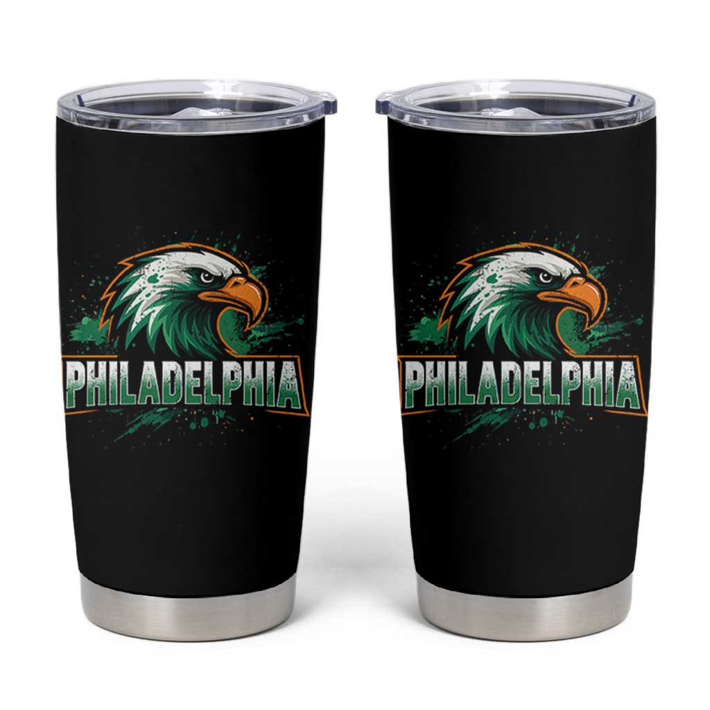 Philadelphia Fan Tumbler Cup Eagles Sport Philly Fan - Wonder Print Shop