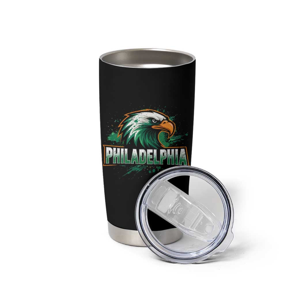 Philadelphia Fan Tumbler Cup Eagles Sport Philly Fan - Wonder Print Shop