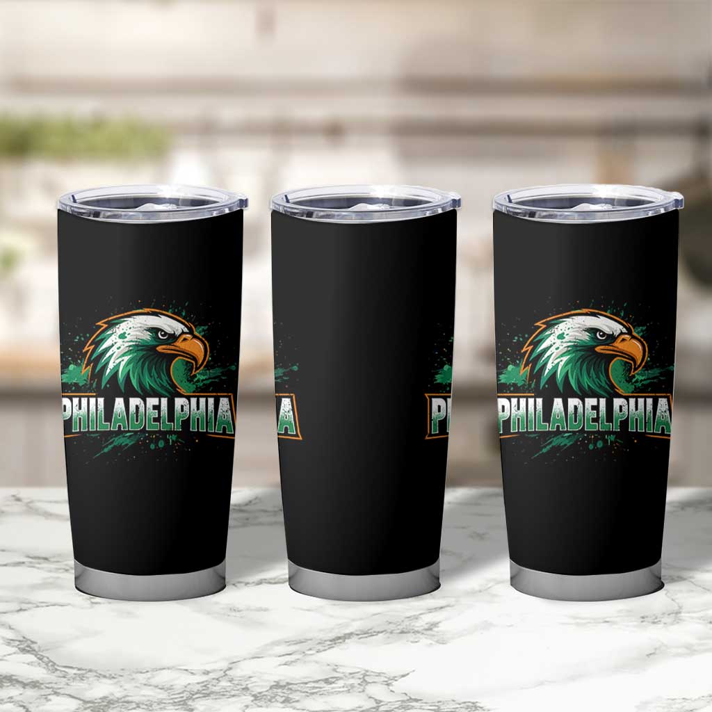 Philadelphia Fan Tumbler Cup Eagles Sport Philly Fan - Wonder Print Shop