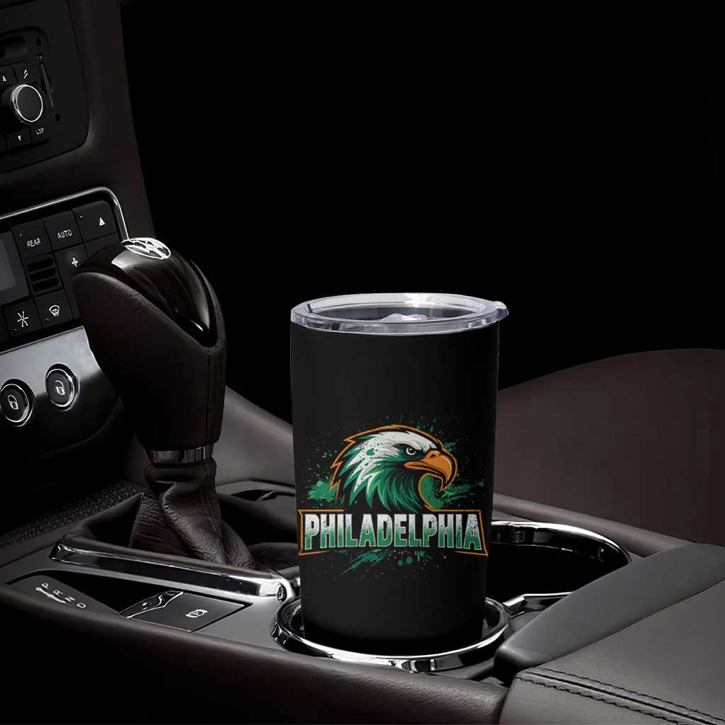 Philadelphia Fan Tumbler Cup Eagles Sport Philly Fan - Wonder Print Shop