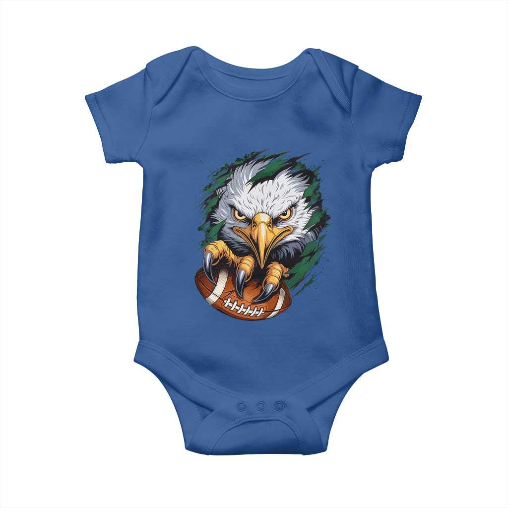 Philadelphia Fan Baby Onesie Green Eagles Sport Game Day - Wonder Print Shop