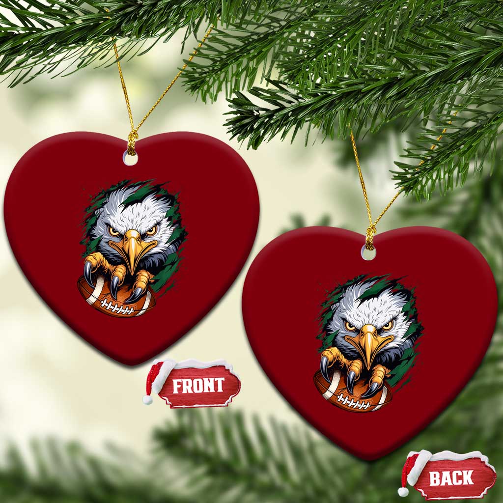 Philadelphia Fan Ceramic Ornament Green Eagles Sport Game Day - Wonder Print Shop