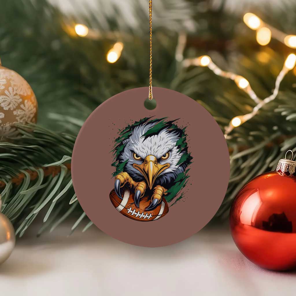 Philadelphia Fan Ceramic Ornament Green Eagles Sport Game Day - Wonder Print Shop