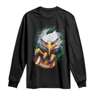 Philadelphia Fan Long Sleeve Shirt Green Eagles Sport Game Day - Wonder Print Shop