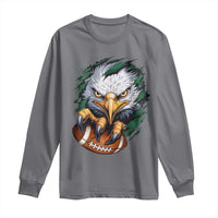 Philadelphia Fan Long Sleeve Shirt Green Eagles Sport Game Day - Wonder Print Shop