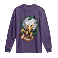 Philadelphia Fan Long Sleeve Shirt Green Eagles Sport Game Day - Wonder Print Shop