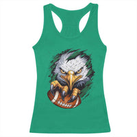 Philadelphia Fan Racerback Tank Top Green Eagles Sport Game Day - Wonder Print Shop