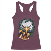 Philadelphia Fan Racerback Tank Top Green Eagles Sport Game Day - Wonder Print Shop